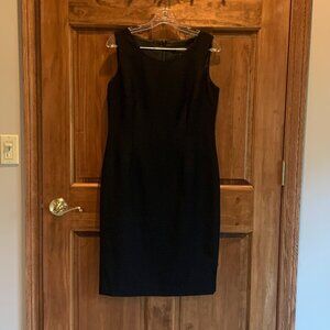 KASPER SEPARATES BLACK SLEEVELESS DRESS, SIZE 8, EXCELLENT CONDITION